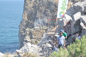 В Ялте открыли самый длинный в Крыму подвесной мост