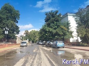 На 23 Мая в Керчи произошёл порыв водовода