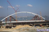 Операцию по монтажу автодорожной арки Крымского моста могут перенести на месяц