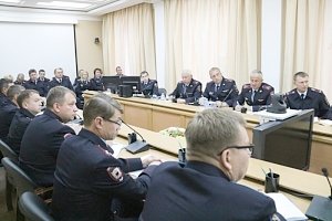 Владимир Колокольцев посетил ГУ МВД России по Новосибирской области