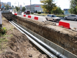 К началу отопительного сезона в Севастополе ремонтируют магистральную теплотрассу
