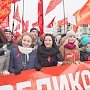 Свердловские коммунисты отметили 100-летие Октября многотысячным шествием и мощным концертом