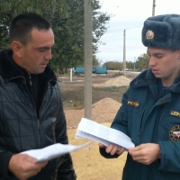 Жителей Советского района обучают правила пожарной безопасности