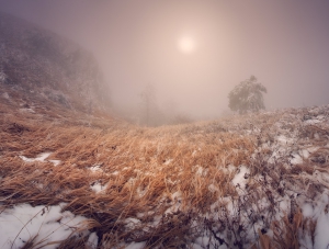 Евпаториец заблудился на Чатыр-Даге из-за снега и тумана