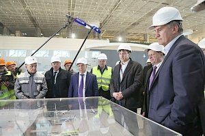 На строительной площадке нового аэропорта «Симферополь» прошло закрытие контура здания