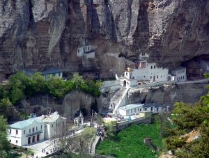 В Крыму горел Свято-Успенский монастырь