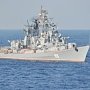 Корабль «Сметливый» выполняет артиллерийские стрельбы в Чёрном море