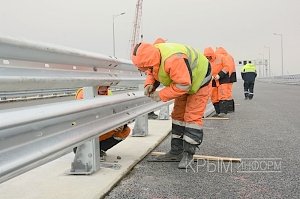 Содержание автодороги Крымского моста в первый год обойдется в 477 млн рублей