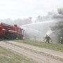 Спасатели МЧС России ликвидировали условный лесной пожар в Симферопольском районе