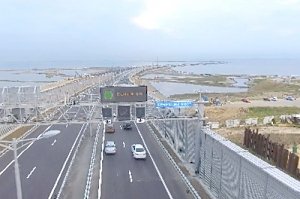 16 мая, на рассвете открыт Крымский мост
