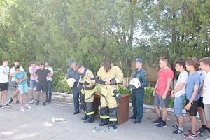 Второй день увлекательных занятий по пожарной безопасности