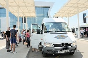 Около тысячи человек воспользовались новой автостанцией в аэропорту Симферополь меньше, чем за сутки