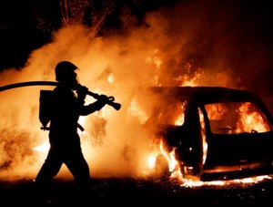 Днём ранее в Красногвардейской районе сгорели два авто