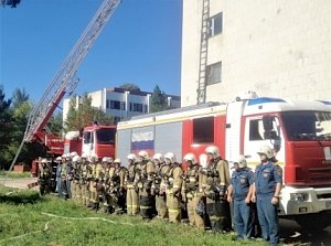 Условный пожар в общежитии ликвидирован керченскими спасателями
