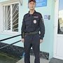 Жительница Белогорского района поблагодарила своего участкового уполномоченного полиции за помощь