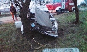 В МЧС сказали подробности вчерашней аварии с ВАЗом под Керчью