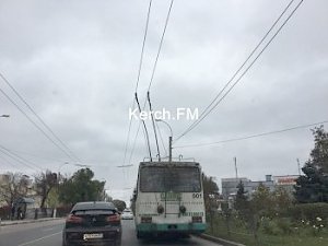 Сегодня в Керчи приостановят троллейбусное движение