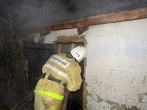 Днём ранее в Багерово горел заброшенный дом