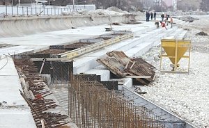 Как в Евпатории реконструируют набережную за 774 млн рублей