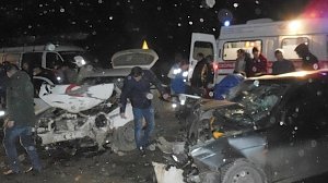 Жуткое ДТП на трассе «Бахчисарай – Симферополь»: 6 потерпевших