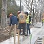 На ремонт парка Победы бросили студентов