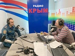 В эфире радио «Радио Крым» обсудили вопросы готовности к пожароопасному периоду