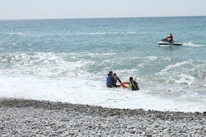 В чёрном море спасены два человека