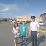 Симферопольцам и гостям крымской столицы разъясняют последствия небезопасного поведения на дороге