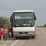 От Симферополя начал ходить официальный автобус до границы с Украиной