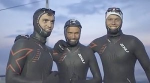 Двое крымчан и чеченец установили мировой рекорд, переплыв Байкал