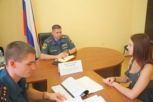 Первый заместитель начальника ГУ МЧС России по Республике Крым провел приём граждан