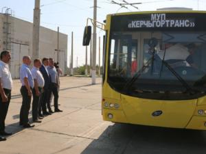Троллейбусный парк «Керчьгортранс» пополнился четырьмя новыми машинами