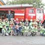 В первой пожарно-спасательной части продолжается серия экскурсий для воспитанников детского сада №28