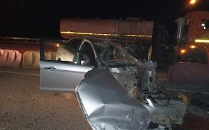 Три автомобиля всмятку: четверо пострадали в аварии около Крымской Розы