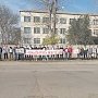 В Красногвардейском районе полицейские, жители района и студенты почтили память жертв дорожно-транспортных происшествий