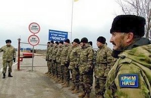 Банду "аскеров" Ислямова выдворили от границы с Крымом