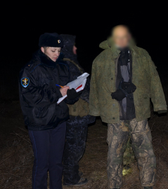 В Республике Крым сотрудники полиции на территории «расстрельного рва» задержали «черного копателя»