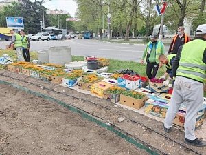 Площадь Куйбышева в Симферополе украсят тысячами цветов