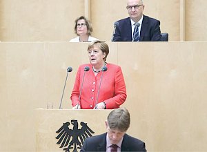 Ангела Меркель берёт ответственность за Евросоюз