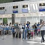 В июле аэропорт Симферополь принял почти миллион пассажиров
