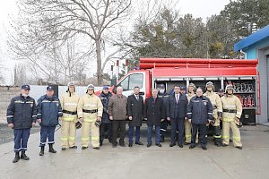 Торжественное открытие пожарной части в поселке Научный Бахчисарайского района
