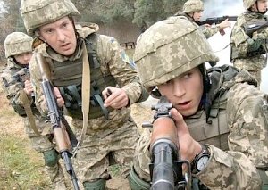 На границе российского Крыма прошли учения херсонских резервистов