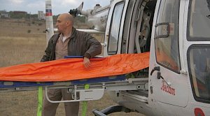 Ребёнка с травмами доставили вертолётом в Краснодар для сложной операции