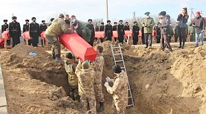 Найденные останки красноармейцев перезахоронили в Керчи