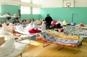 Украинских беженцев временно разместили в школе Джанкоя в Крыму